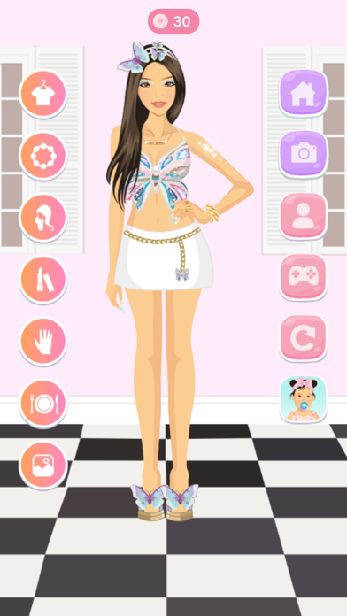 Fashion Girl: Dress Up Game Screenshot