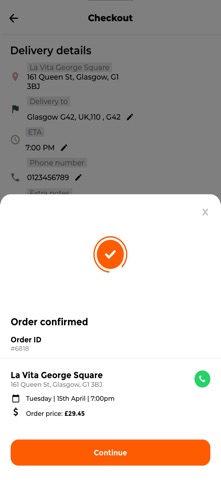 La Vita Restaurants screenshot