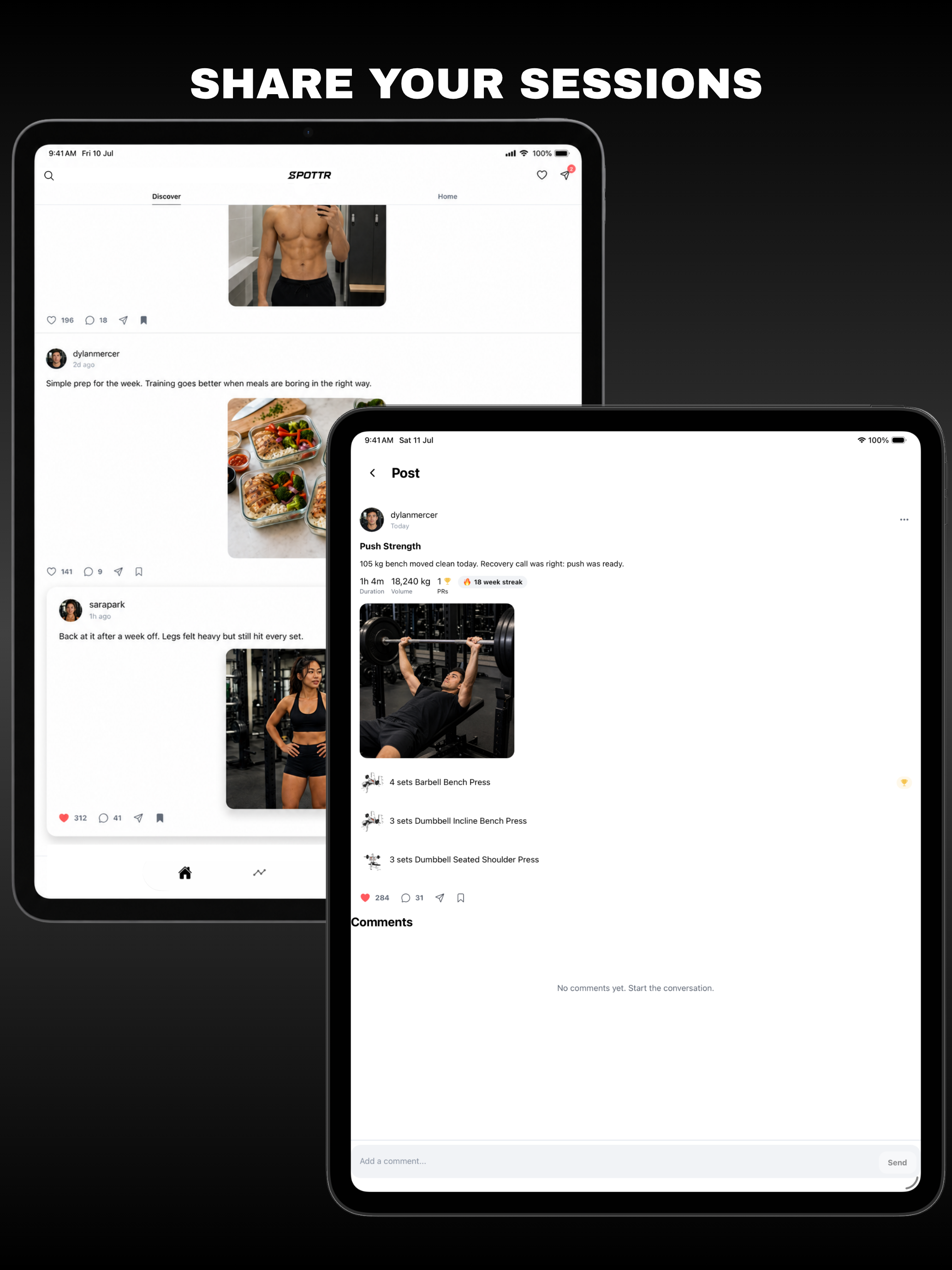 Spottr: Gym Workout Tracker screenshot 11