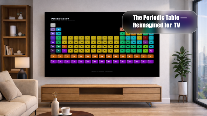 Screenshot #1 pour Periodic Table TV – Elements