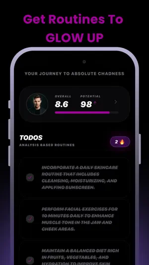 ChadMax: AI Looksmaxing Mog screenshot 3
