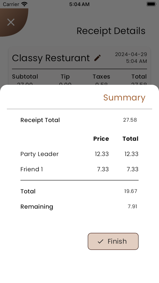 #3. Bilyah : Split Receipts (iOS) 由: Appartnerz LLC