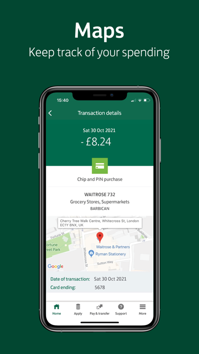 Lloyds Business Banking app Screenshot