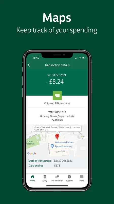 Lloyds Business Banking app screenshot 7 of 8