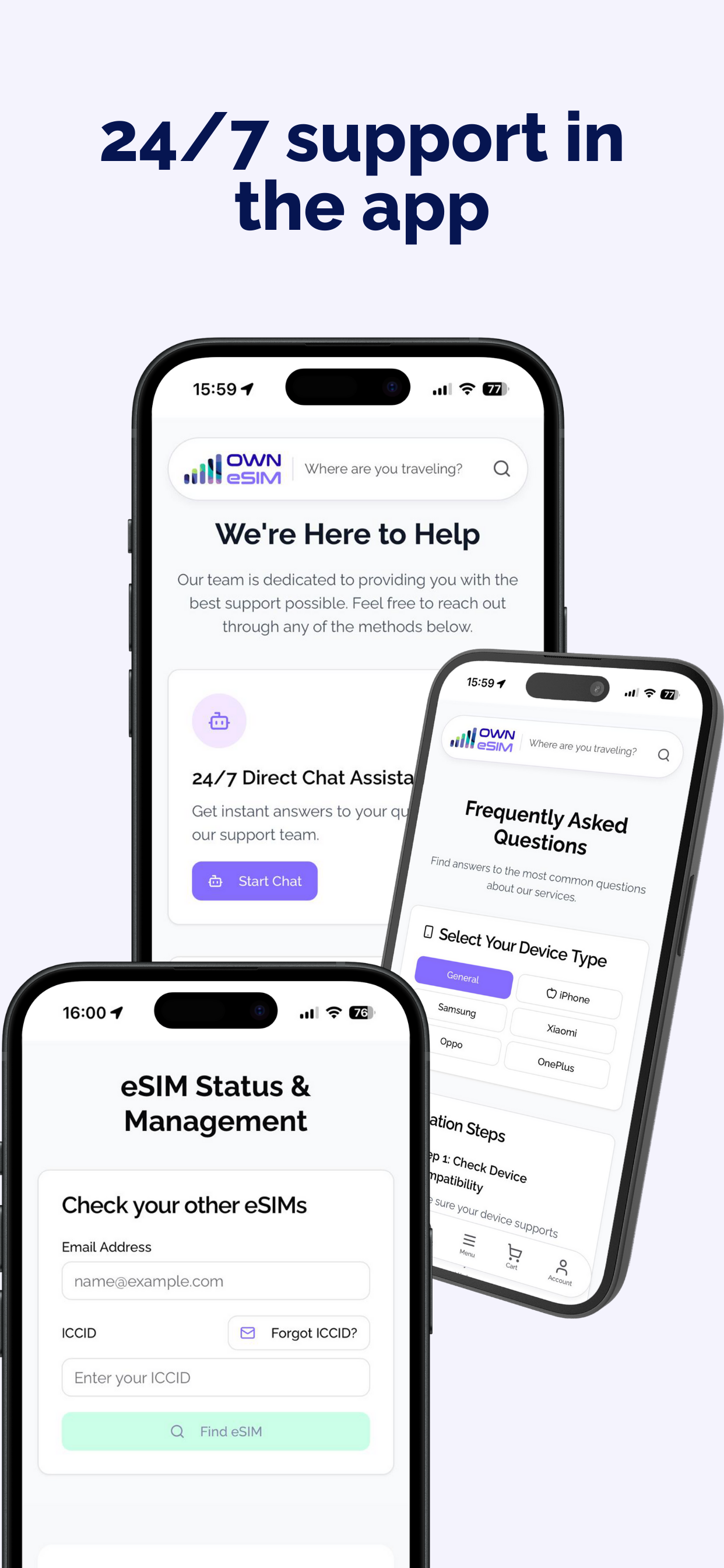 OWN eSIM: Global Travel Data screenshot 5