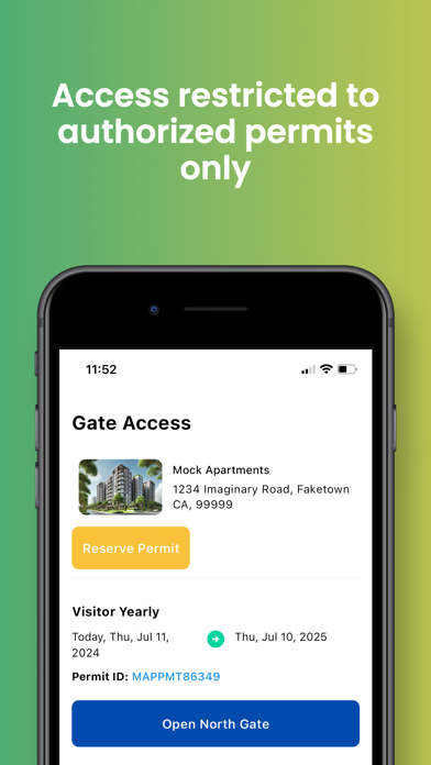 Screenshot 2 of ParkStash Access Control App