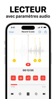 dictaphone ® iPhone Captures Décran 3