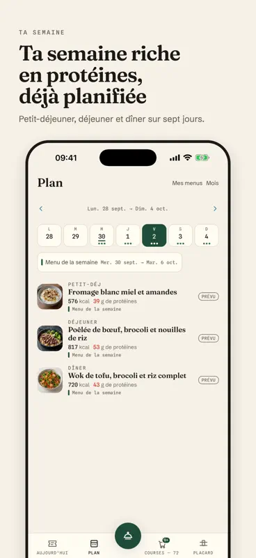 Macro Meal Planner : Menu screenshot 2 of 9