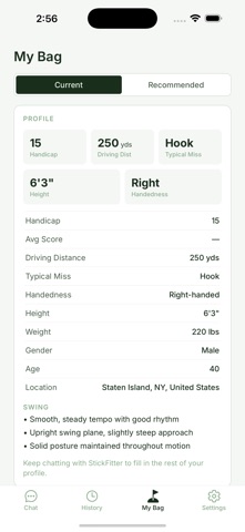 StickFitter iPhone screenshot