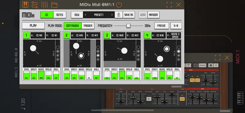 MIDIx - Physics MIDI Generator screenshot 4 of 6