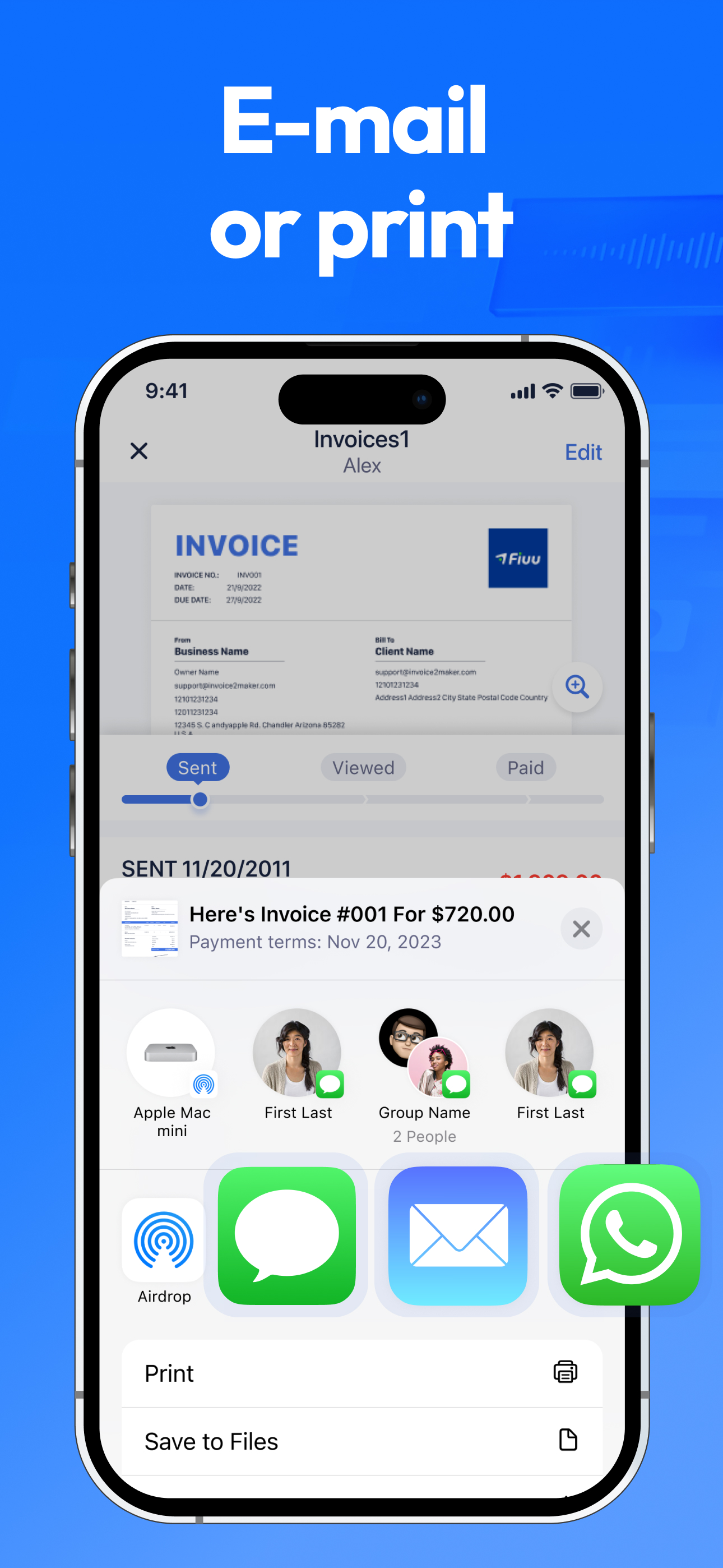 Invoice Maker & PDF Estimates® screenshot 5