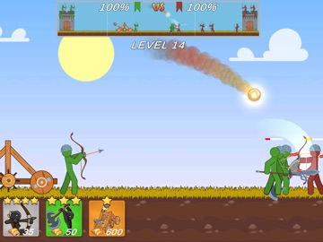 Stick Ragdoll Battle Simulator iPad screenshot