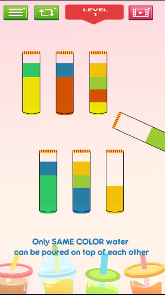 #1. Soda Sort: Water Color Puzzle (iOS) 由: Khalid Jarhder