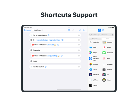 The Counter++ iPad screenshot 3 - Utilities app