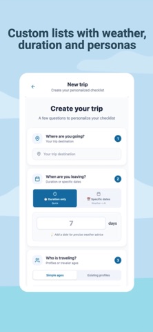 AI Travel Checklist Screenshot 2 of 4