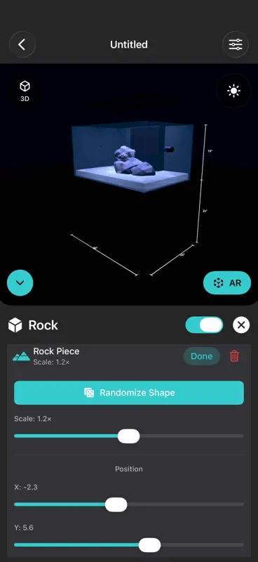 Aquarium Planner AR screenshot 6 of 9
