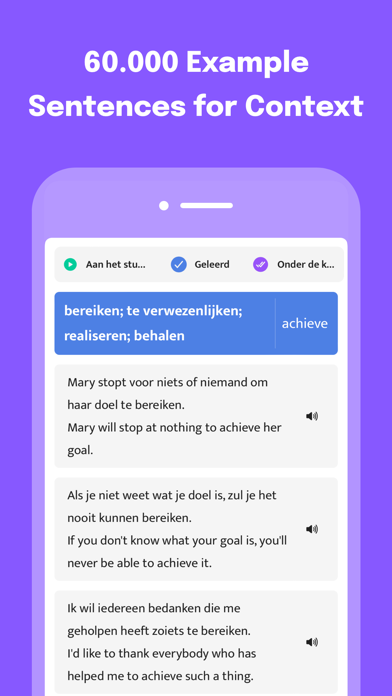 Most Common Dutch Words Screenshot