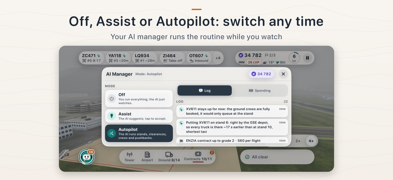 Screenshot 2 of Airport Autopilot: ATC Manager