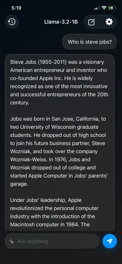 Private AI Chat: Pocket LLM screenshot 1