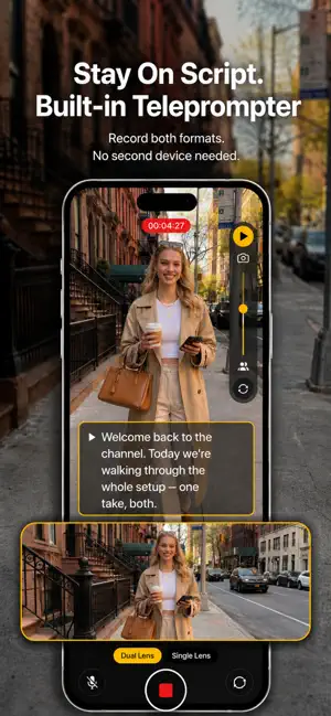 DualCam: Dual Video Recorder screenshot 4