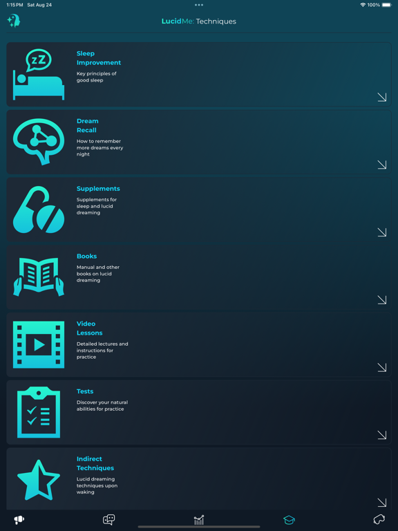 LucidMe: Sleep & Dream Journal iPad screenshot 5 - Lifestyle app