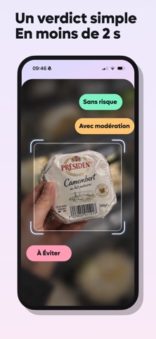 BellySafe – Scanner d'aliments iPhone screenshot 3