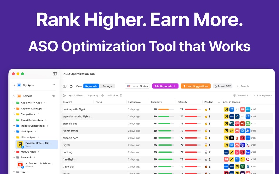 #1. ASO Optimization Tool (macOS) De: Yaroslav Mykhailov