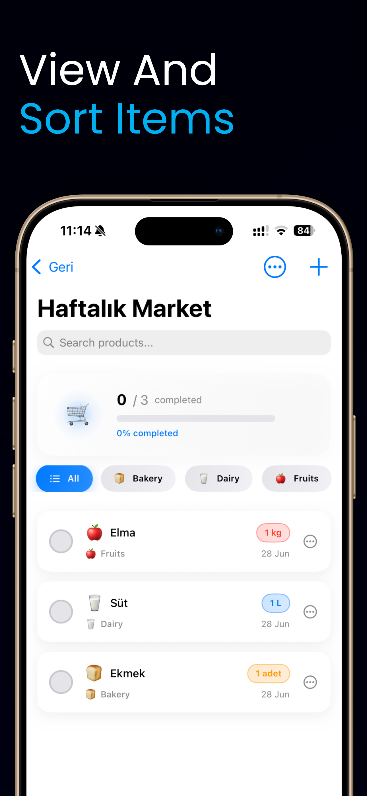 Simplio Shopping List Planner screenshot 4