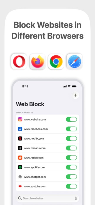 Website Blocker Screenshot 1 of 6