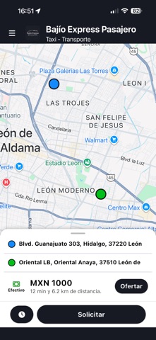 Bajío Express Pasajero screenshot