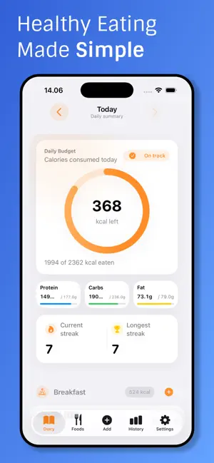 MyMunchi - Macros & Calories screenshot 1