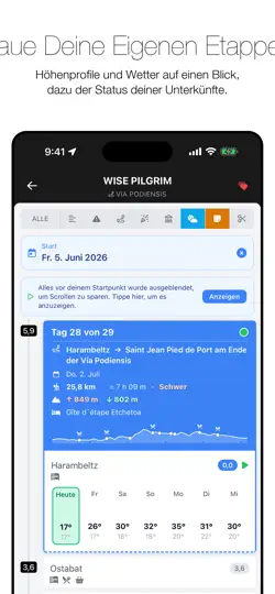 Screenshot von Wise Pilgrim Via Podiensis auf dem iPhone 2