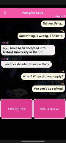 Love Chat Interactive Stories iPhone screenshot