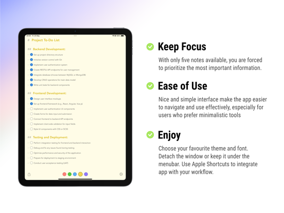 Screenshot #5 pour FiveNotes Mobile