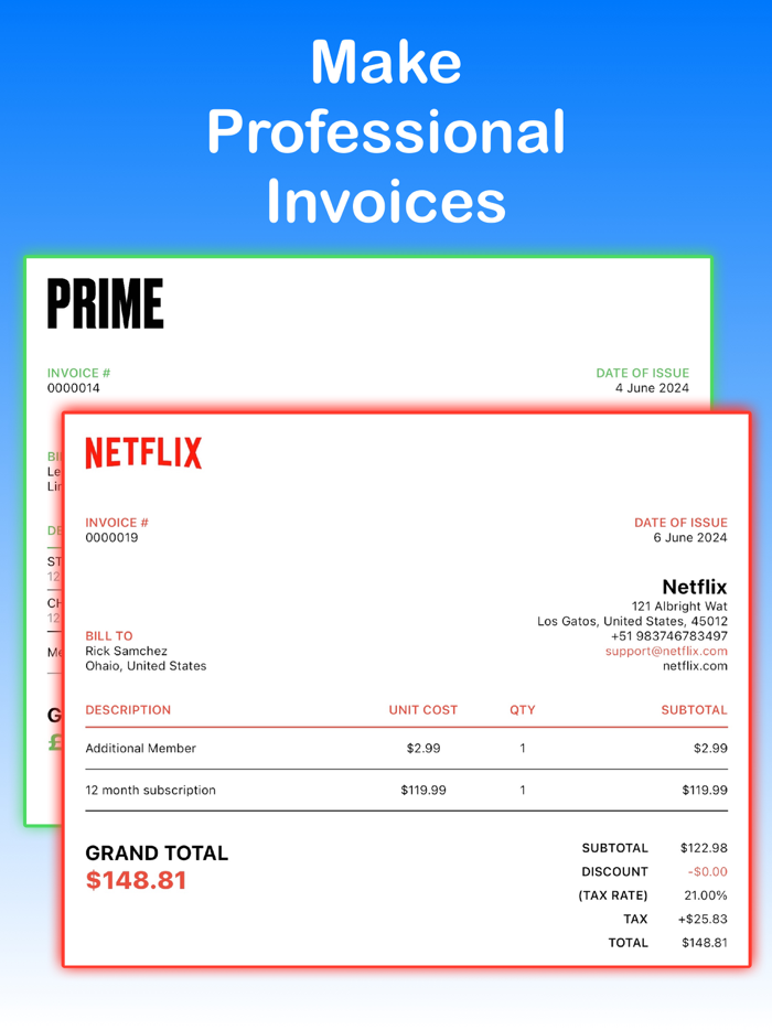 Quick Invoice Maker