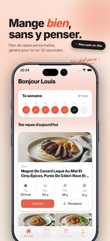 SmartMeal : Plan Repas Minceur screenshot
