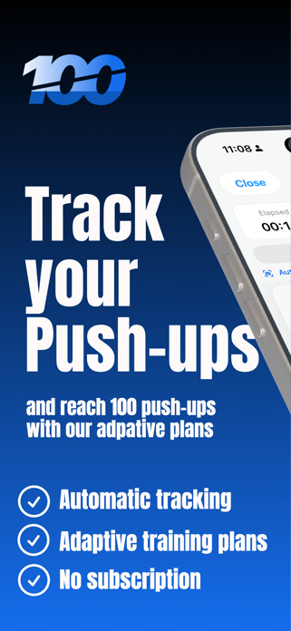 PushUp100: Push-up Tracker Screenshot 1 of 5