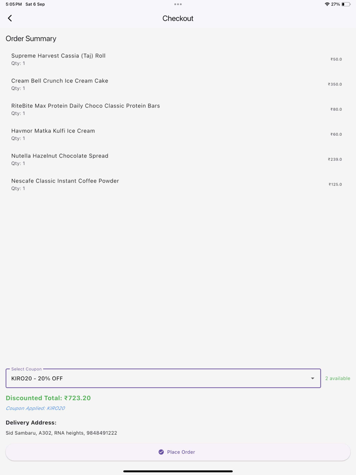 Kiro - Hyperlocal Delivery