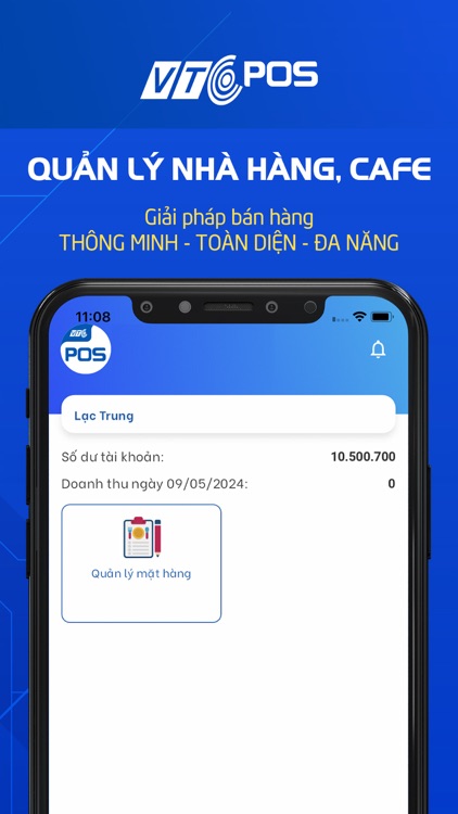 VTC POS Quản lý nhà hàng, cafe