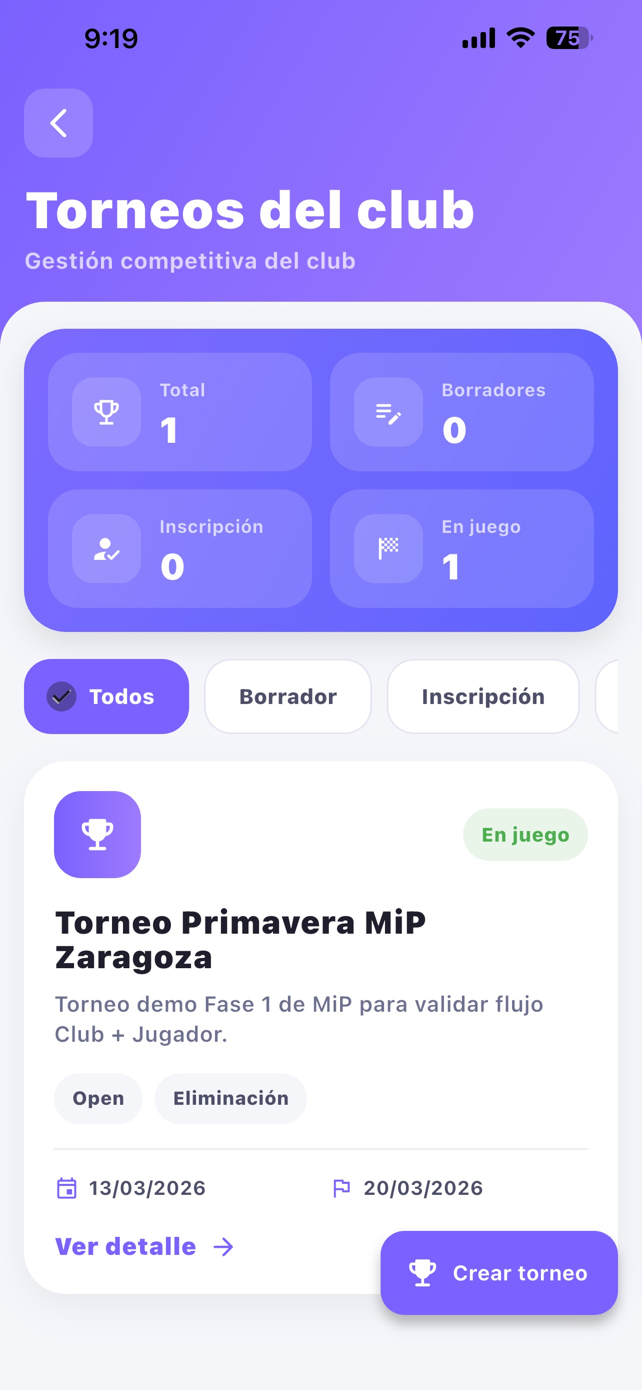 Screenshot 4 of MiP Sports Padel