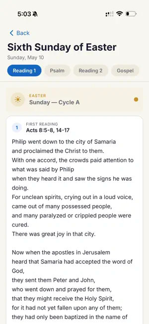 MassApp Daily Gospel screenshot 3