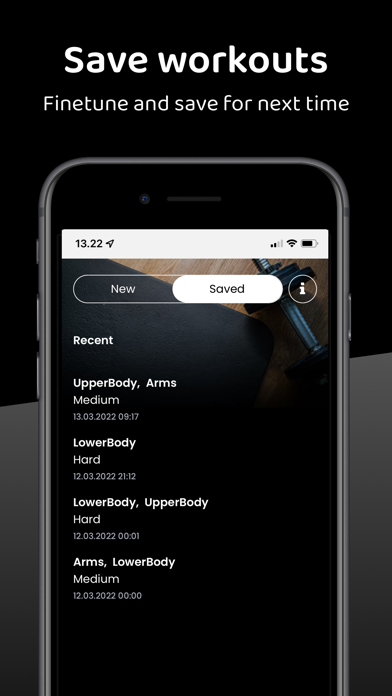 Tony's Dumbbell Home Workout Screenshot