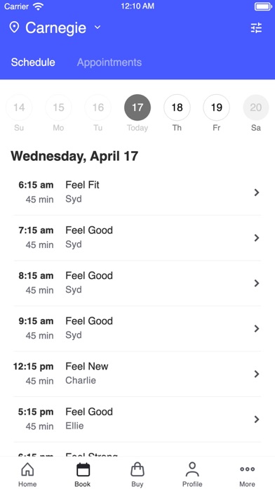 Feel Good Pilates Screenshot