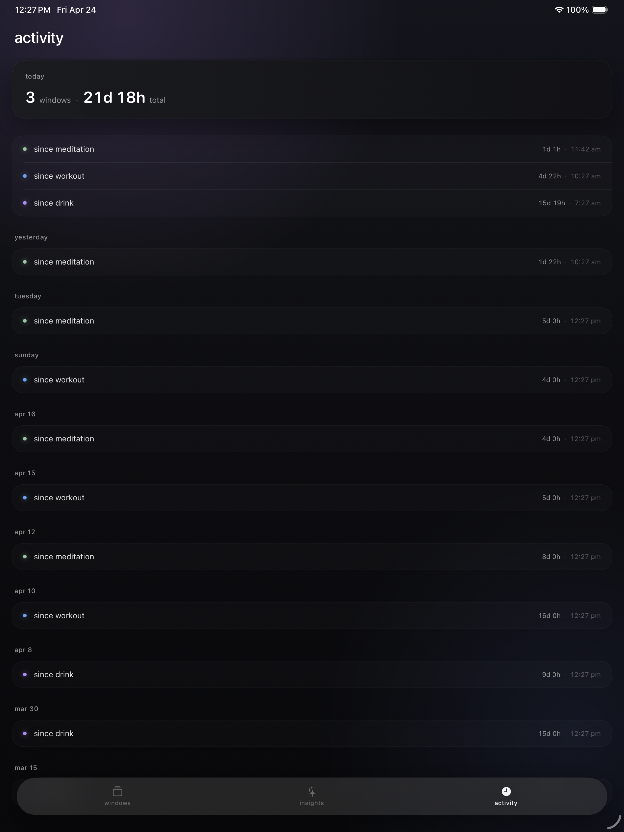 Window — Quiet Timer screenshot 7