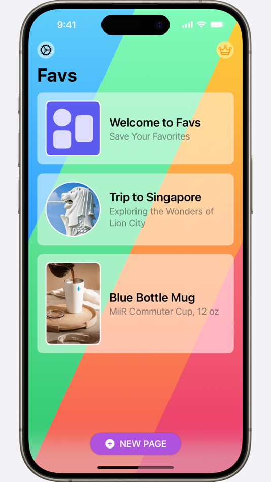 #1. Favs - Save Your Favorites (iOS) By: 青山 宋