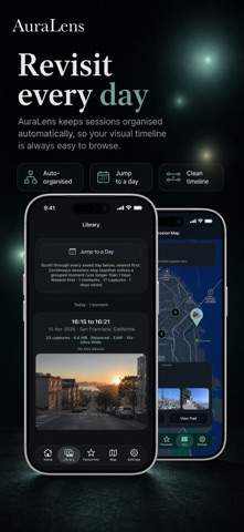 AuraLens Lifelogging のスクリーンショット