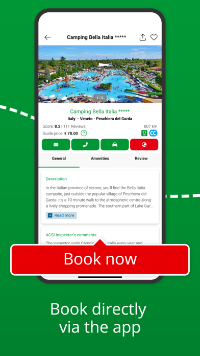 ACSI Campsites Europe Screenshot