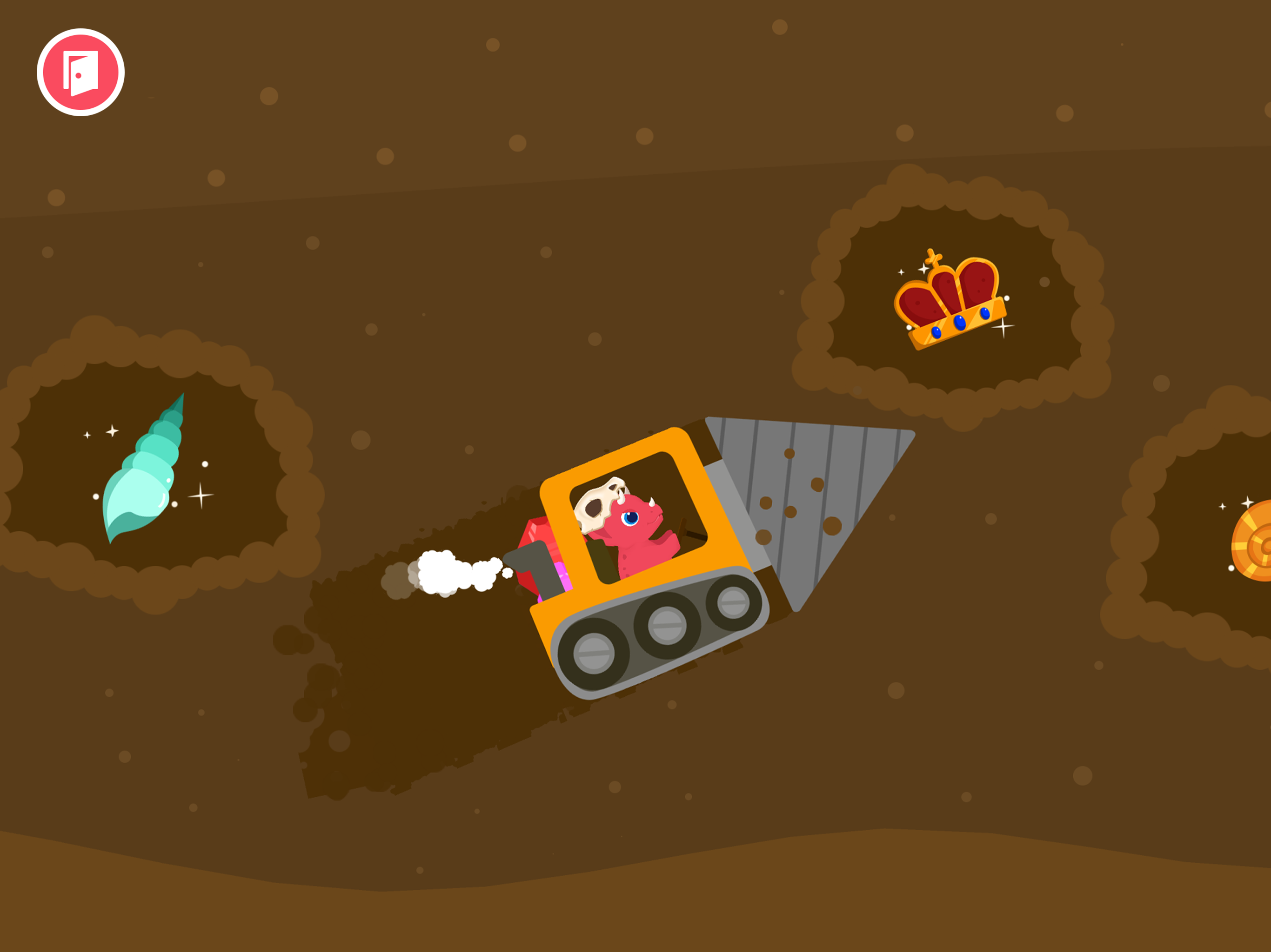 Dinosaur Digger Excavator Game