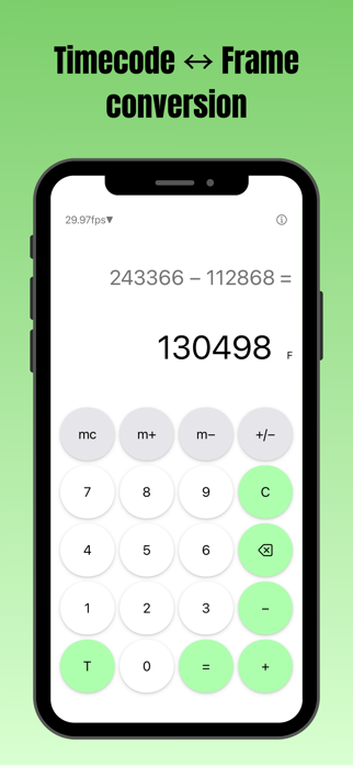 tcCalc - timecode & frame calc Screenshot 3 of 6
