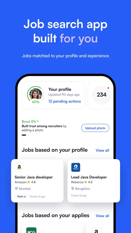 Naukri - Job Search App screenshot 1 of 7
